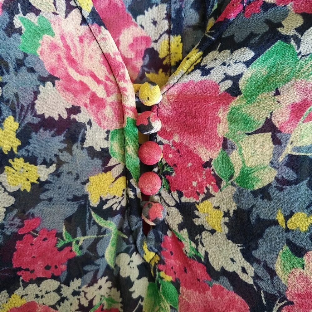 Joie😊 Long Sleeve Floral💐 Blouse - Gently Worn - Picture 5 of 8